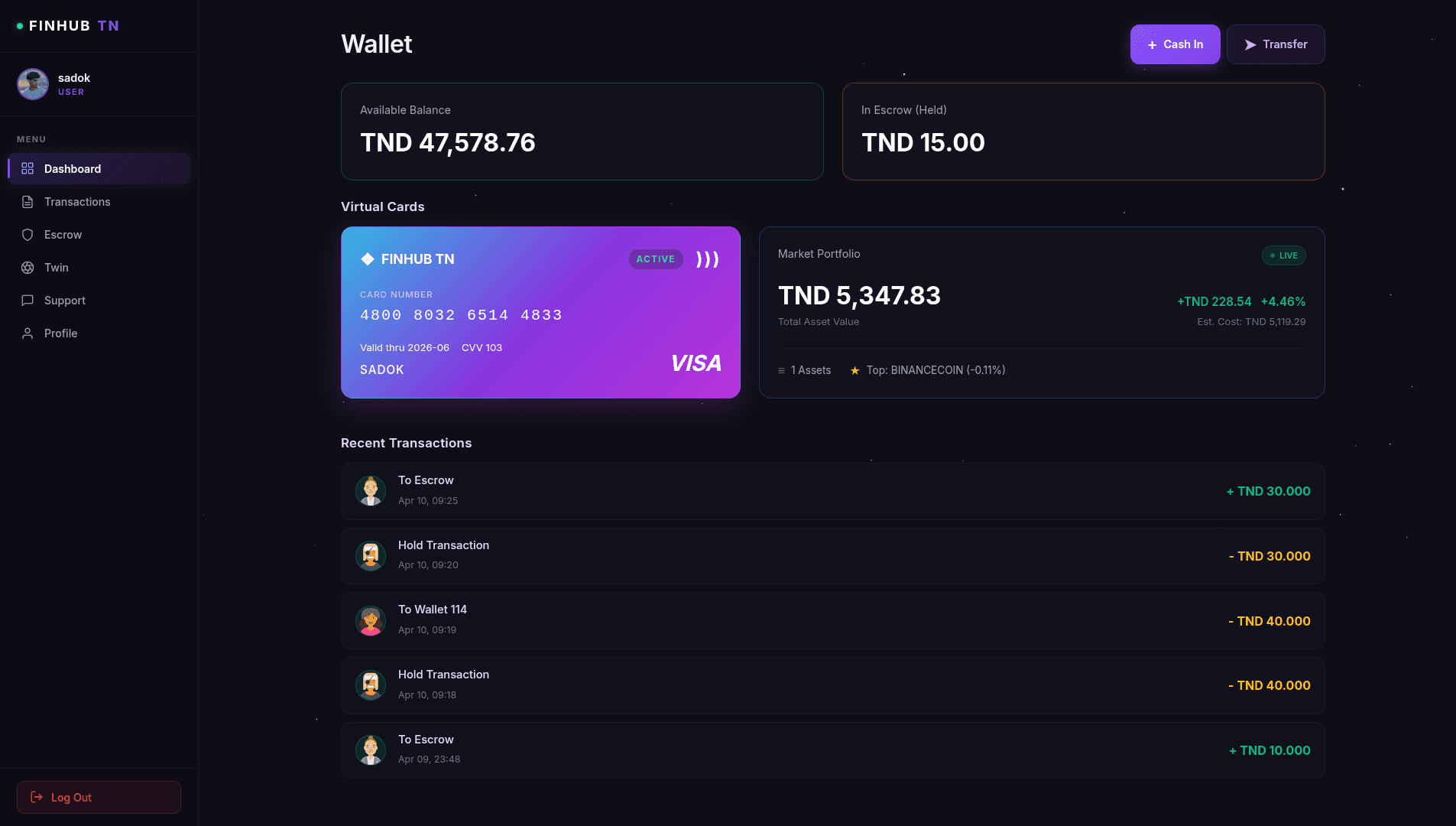FinHub-TN screenshot 2